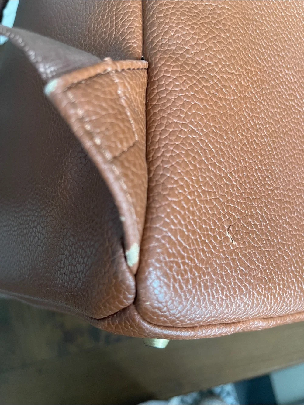 Freshly Picked Classic Diaper Bag II in Cognac
